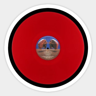 Rush - Hemispheres Red Vinyl Sticker